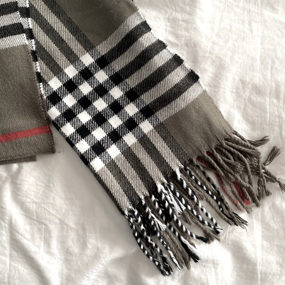 Men’s Classic Plaid Scarf